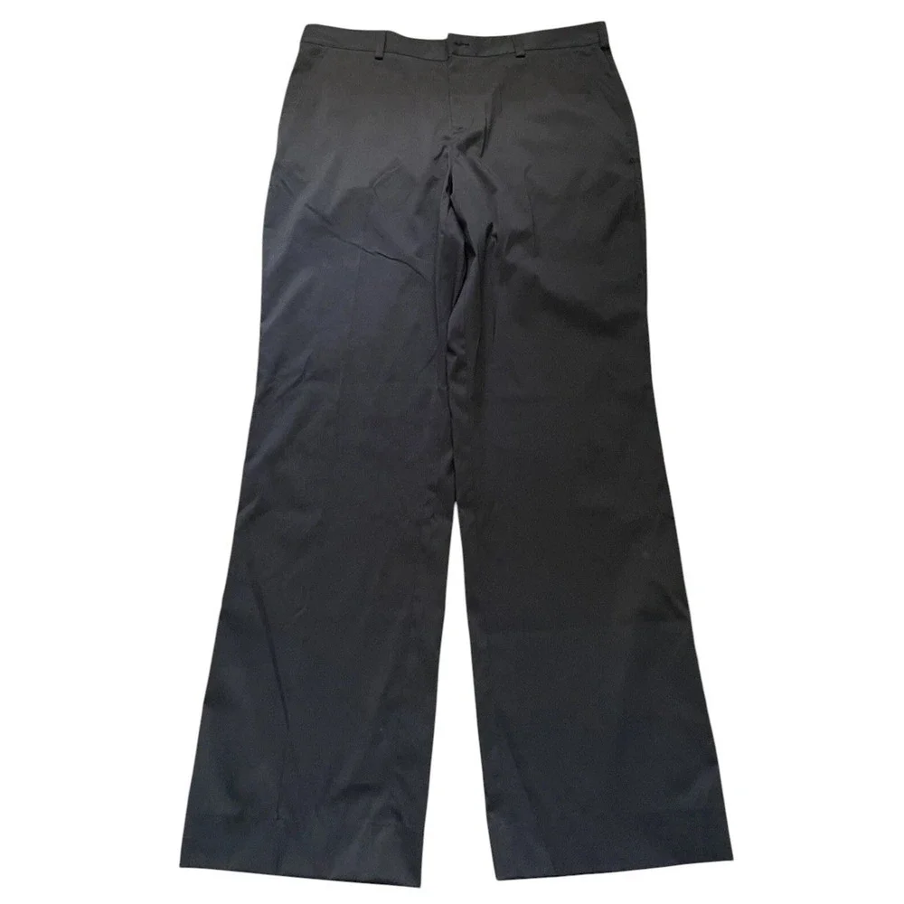 NIKE GOLF Tour Performance Dri-Fit Black Stretch Flat Front‎ Golf Pants 38 X 33